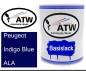 Preview: Peugeot, Indigo Blue, ALA: 1L Lackdose, von ATW Autoteile West.